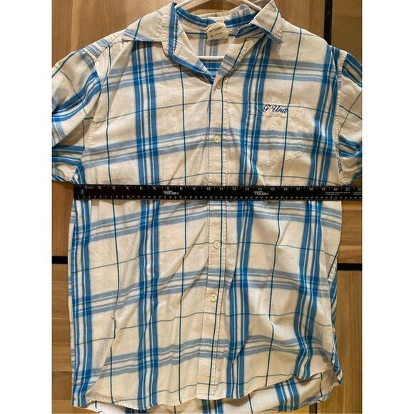 G-Unit Heavy Hitters Plaid Button Up Shirt - Picture 6 of 6